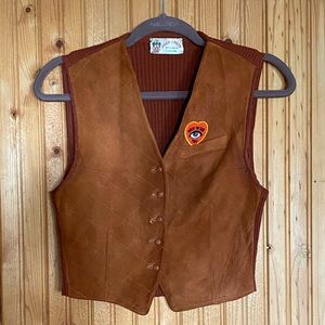 Vintage brown vest